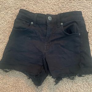 American eagle hi wasted shorts